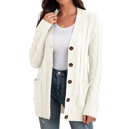 Vroege lente halflange gebreide trui voor dames🧥—Perfect om over T-shirts of onder jassen te dragen, ideaal voor zowel op kantoor als tijdens brunchafspraakjes💼