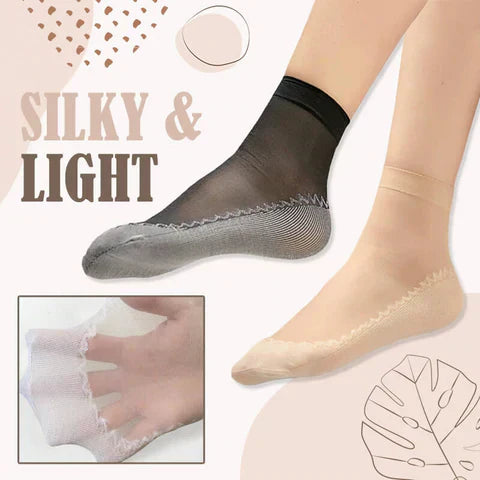 💥Koop 5 krijg  5 gratis🍃Silky antislipkatoenen sokken