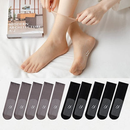 💥Koop 5 krijg  5 gratis🍃Silky antislipkatoenen sokken