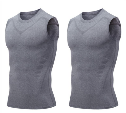 🎉 Ionische shapewear vest – Compressie en verkoeling – Body contouring en mouwloos – Onzichtbaar onder kleding 🕶️