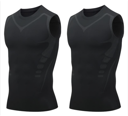 🎉 Ionische shapewear vest – Compressie en verkoeling – Body contouring en mouwloos – Onzichtbaar onder kleding 🕶️