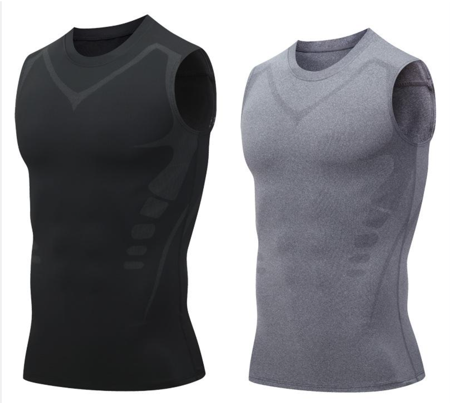 🎉 Ionische shapewear vest – Compressie en verkoeling – Body contouring en mouwloos – Onzichtbaar onder kleding 🕶️