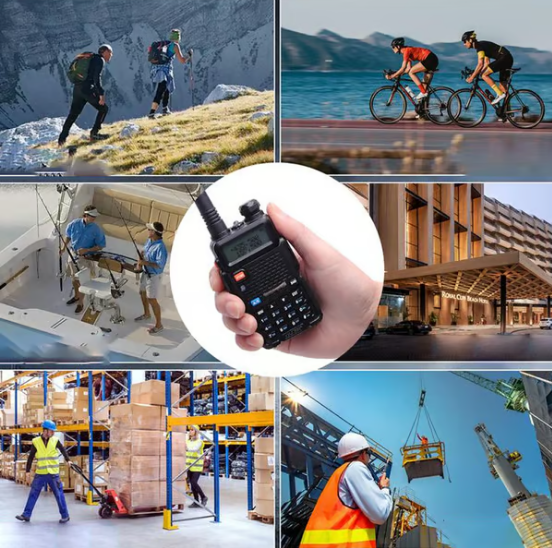 Radio amateur UV-5R longue portée UV5R Radio bidirectionnelle double bande Walkie