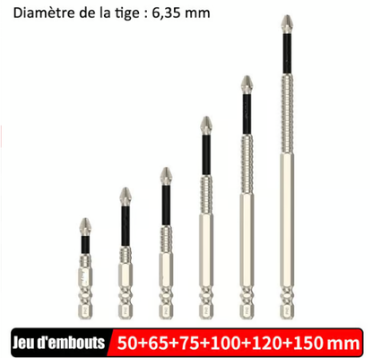 🔥Dernier jour - 49 % de réduction🔥Jeu de Embouts de Perceuse à Vis Magnétique Haute