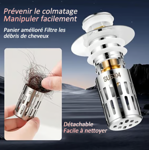 49 % de réduction - Passoire universelle en acier inoxydable pour évier (ACHETEZ 2, OBTENEZ 1 GRATUIT)