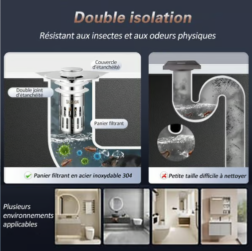 49 % de réduction - Passoire universelle en acier inoxydable pour évier (ACHETEZ 2, OBTENEZ 1 GRATUIT)