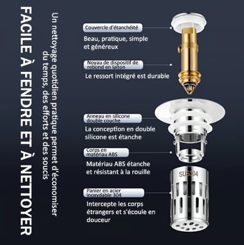 49 % de réduction - Passoire universelle en acier inoxydable pour évier (ACHETEZ 2, OBTENEZ 1 GRATUIT)