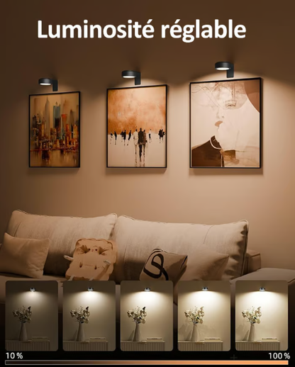 🏆Achetez 3, recevez 2 gratuits🎉Lampe Magnétique pour Tableaux avec 13 Modes d'Éclairage