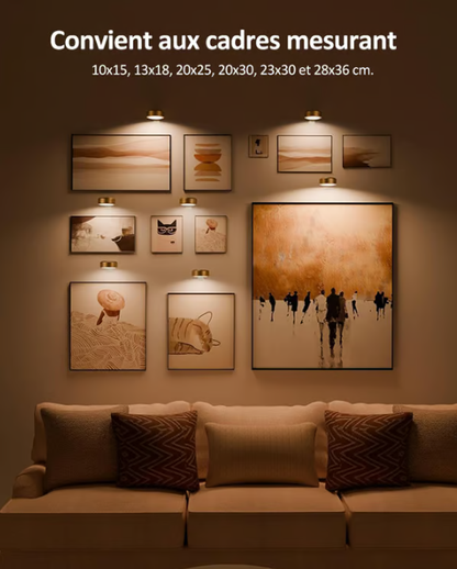 🏆Achetez 3, recevez 2 gratuits🎉Lampe Magnétique pour Tableaux avec 13 Modes d'Éclairage