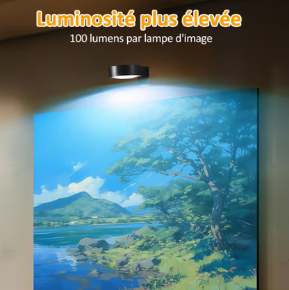 🏆Achetez 3, recevez 2 gratuits🎉Lampe Magnétique pour Tableaux avec 13 Modes d'Éclairage
