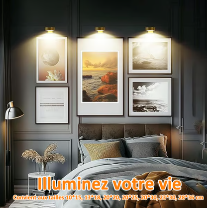 🏆Achetez 3, recevez 2 gratuits🎉Lampe Magnétique pour Tableaux avec 13 Modes d'Éclairage