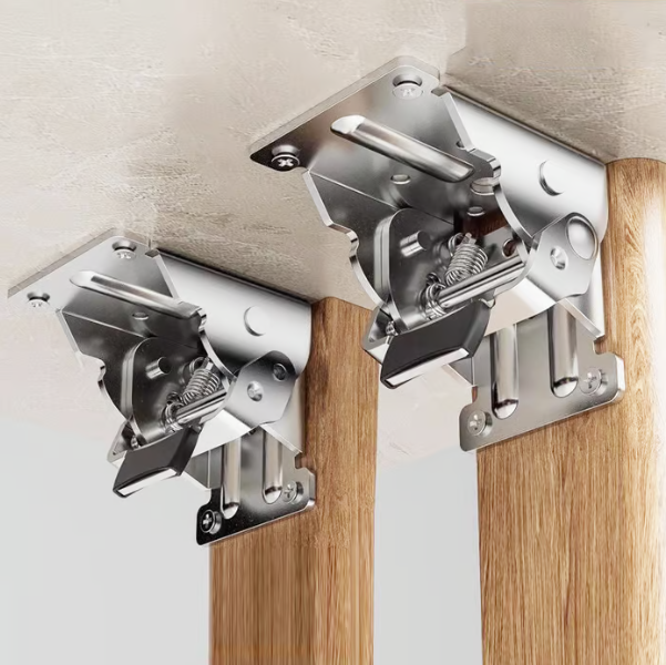 ⏳Réduction limitée de 50%🎁Supports de pieds de table pliante très résistants avec charnières autobloquantes