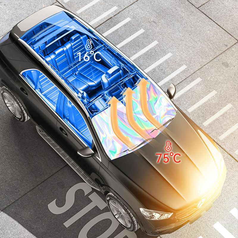 ☀️**Pare-Soleil Pliant pour Pare-Brise de Voiture** ☀️   🚗✨**Filtre UV Avancé • Compact & Rapide à Installer**✨🚗