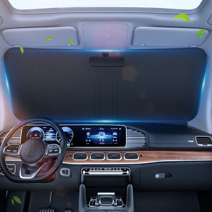 ☀️**Pare-Soleil Pliant pour Pare-Brise de Voiture** ☀️   🚗✨**Filtre UV Avancé • Compact & Rapide à Installer**✨🚗