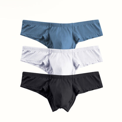 🔥Tijdelijke speciale aanbieding, koop meer en krijg meer🔥Effen kleur ademende herenslip met lage taille
