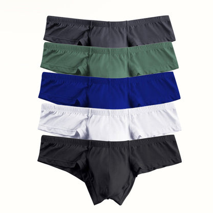 🔥Tijdelijke speciale aanbieding, koop meer en krijg meer🔥Effen kleur ademende herenslip met lage taille