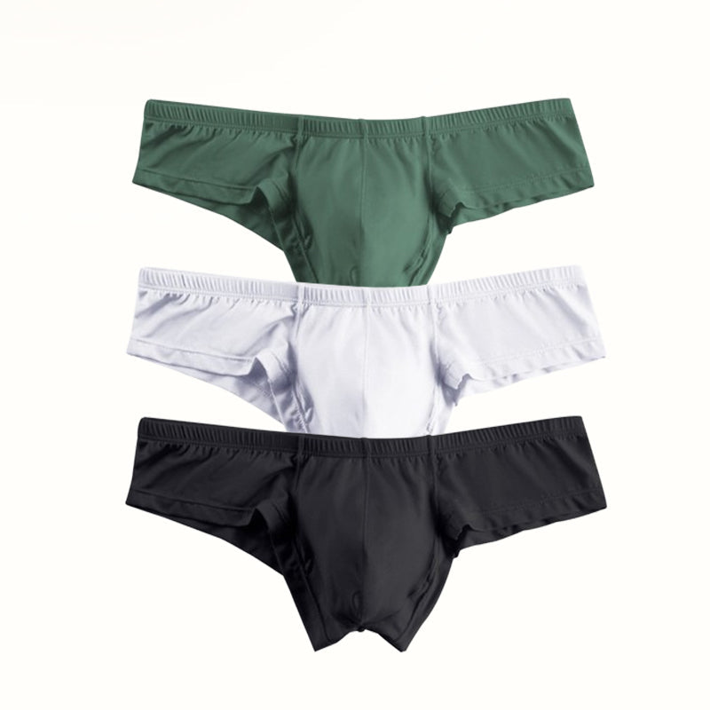 🔥Tijdelijke speciale aanbieding, koop meer en krijg meer🔥Effen kleur ademende herenslip met lage taille