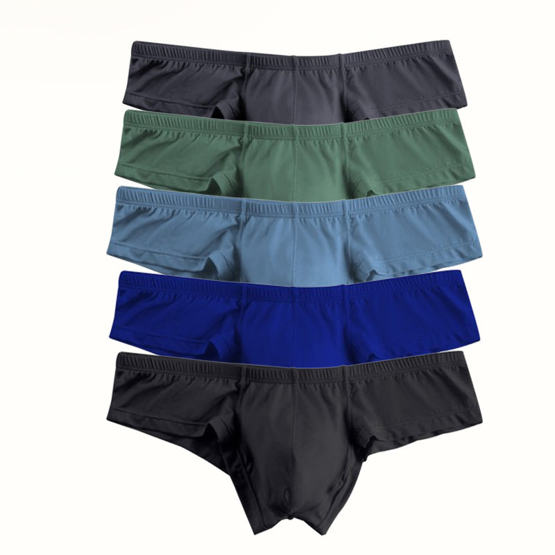 🔥Tijdelijke speciale aanbieding, koop meer en krijg meer🔥Effen kleur ademende herenslip met lage taille
