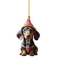🎄Dog Christmas tree ornament✨Hanging dog ornaments