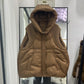 🎊🎊 On Sale ❗❗ Women's Sleeveless Knit Patchwork Down Vest Jacket