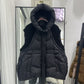🎊🎊 On Sale ❗❗ Women's Sleeveless Knit Patchwork Down Vest Jacket