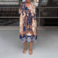 🌺Time-limited Special🔥 69% OFF!!🔥Printed V Neck Loose Midi Dress