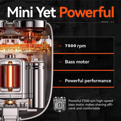 🔥🖤🎉HOT SALE🎁🎉2025 Nouveau rasoir de poche amélioré Mini rasoir USB