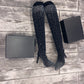 🔥🔥New Year's Sale 50%OFF -🎁Women’s Sparkly Faux Diamonds Over-the-Knee Boots👠