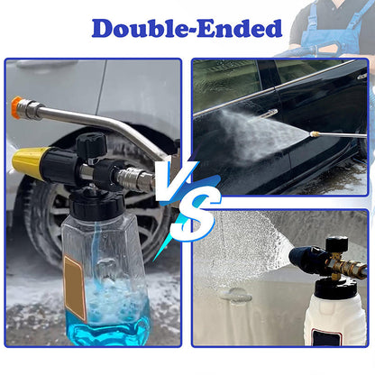 🔥Vente à chaud - 49 % de réduction🔥Pulvérisateur à Mousse à Double Tête pour Lavage de Voiture
