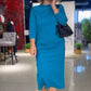 🎅Winter Hot Sale 36% Off🎁Women's Mock Neck Dress with Pockets