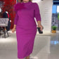 🎅Winter Hot Sale 36% Off🎁Women's Mock Neck Dress with Pockets