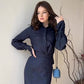 Women's Elegant Blouse & Skirt 2-Piece Set