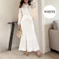 Women's Elegant Blouse & Skirt 2-Piece Set