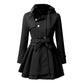 🔥Women's Winter Double Breasted Jackets with Belt