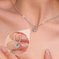 💕💎Elegant Round-Cut Pendant Necklace with Shimmering Chain