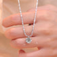 💕💎Elegant Round-Cut Pendant Necklace with Shimmering Chain