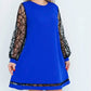 💖👗Women's Patchwork Round Neck Dress