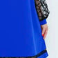 💖👗Women's Patchwork Round Neck Dress