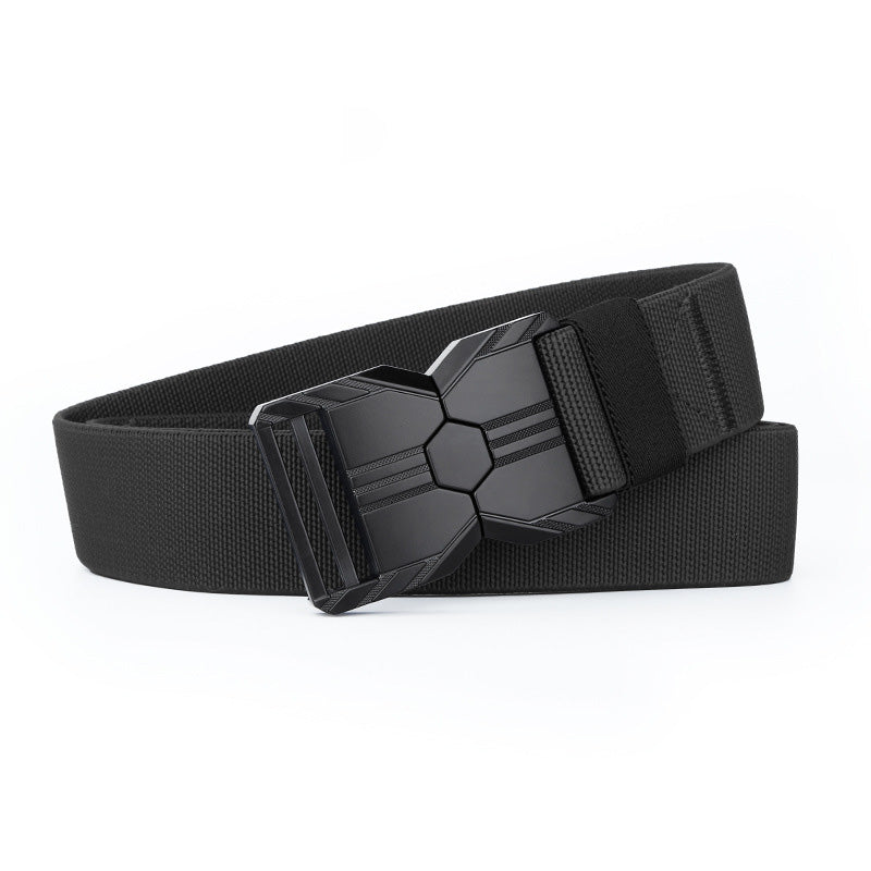 Elastische geweven riem met koker