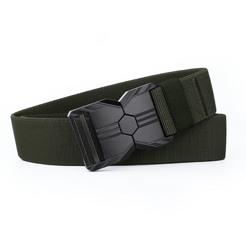 Elastische geweven riem met koker