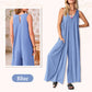 🎁Limited Time Offer✨😍Women's Casual V-Neck Sleeveless Wide-Leg Jumpsuit❤️