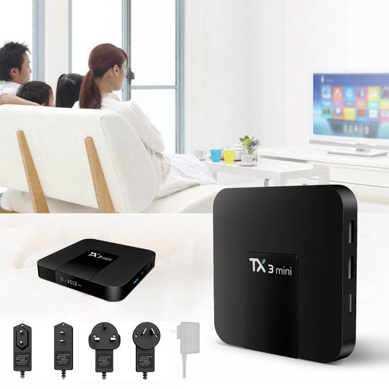 ✈️Livraison gratuite🔥 Décodeur TV Internet HD 4K TX3 Mini