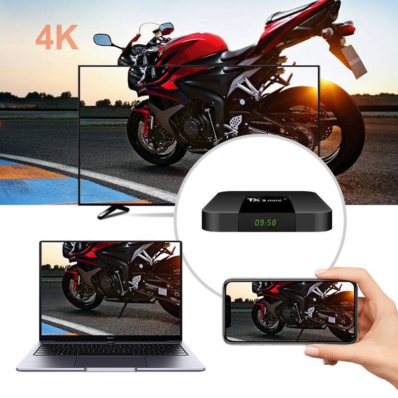 ✈️Livraison gratuite🔥 Décodeur TV Internet HD 4K TX3 Mini