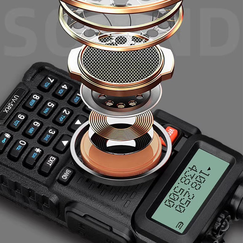 Radio amateur UV-5R longue portée UV5R Radio bidirectionnelle double bande Walkie