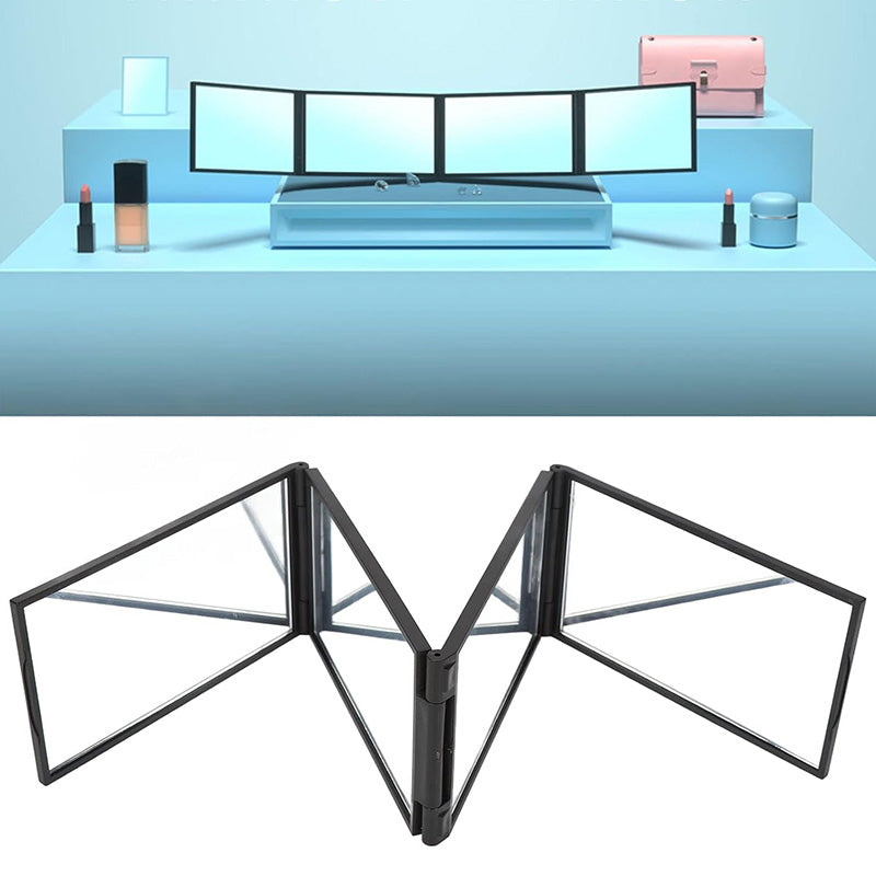 🔥-50%🔥Miroir Pliable Multi-Angles pour Coupe de Cheveux – Vue Arrière Facile et Précise