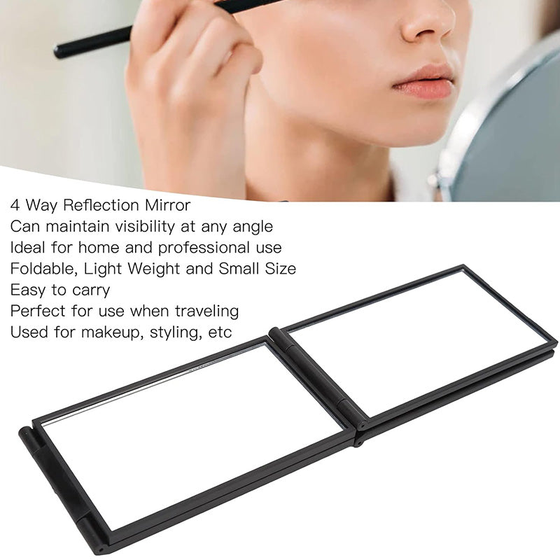 🔥-50%🔥Miroir Pliable Multi-Angles pour Coupe de Cheveux – Vue Arrière Facile et Précise