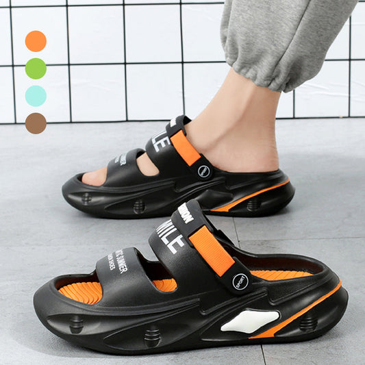 Dikke Kussen Sandalen Met Een Sponsachtige Sensatie