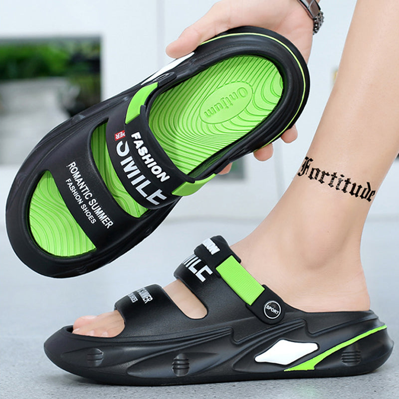 Dikke Kussen Sandalen Met Een Sponsachtige Sensatie