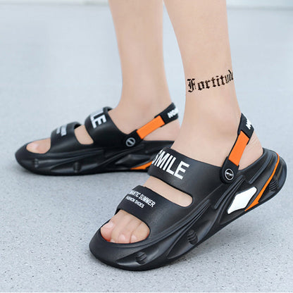 Dikke Kussen Sandalen Met Een Sponsachtige Sensatie