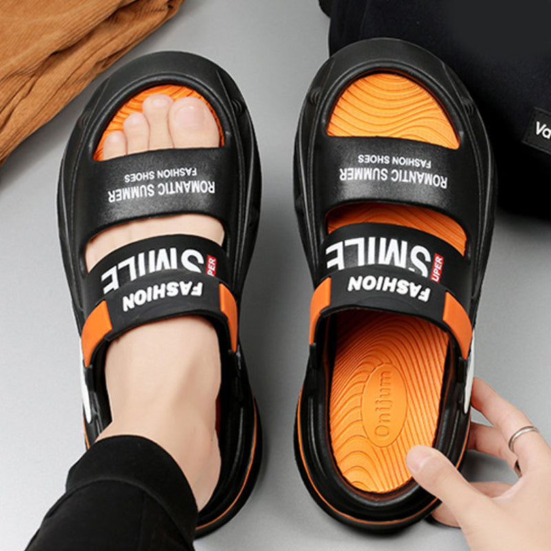 Dikke Kussen Sandalen Met Een Sponsachtige Sensatie